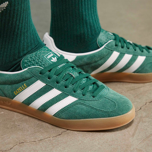 Newcop Adidas Mujer Gazelle Indoor Collegiate Green Cloud Zapatillas 4