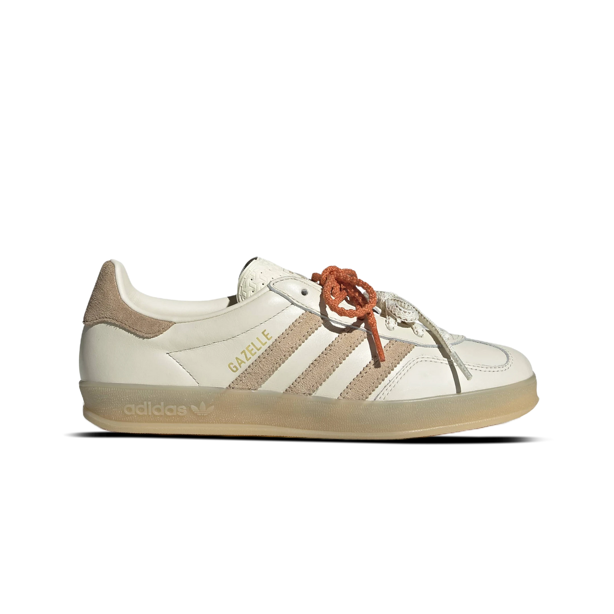 Newcop Adidas Mujer Gazelle Indoor Crew White Magic Beige Zapatillas 1