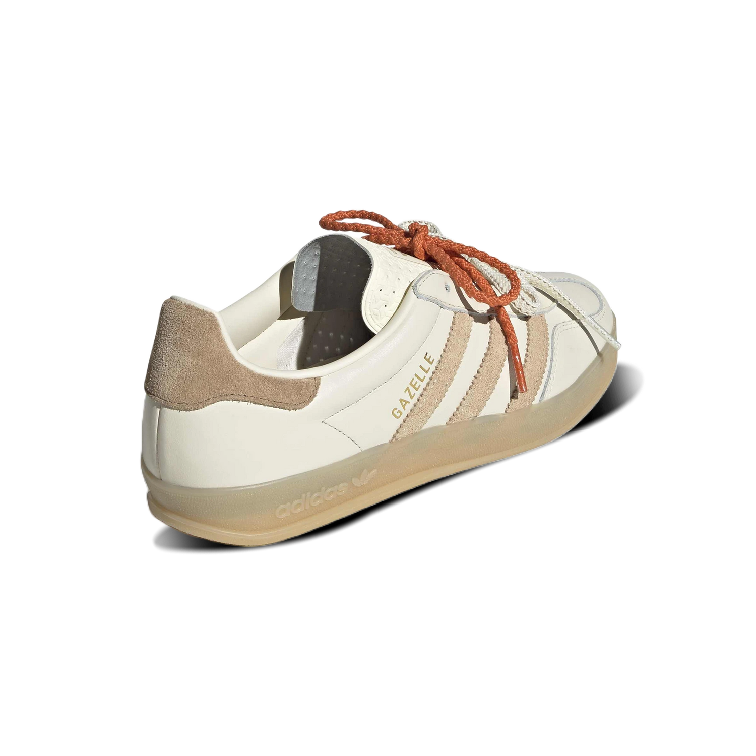 Newcop Adidas Mujer Gazelle Indoor Crew White Magic Beige Zapatillas 3