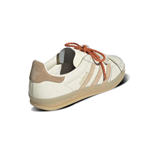 Newcop Adidas Mujer Gazelle Indoor Crew White Magic Beige Zapatillas 3