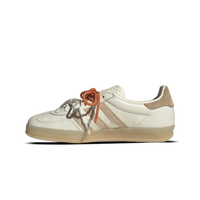 Newcop Adidas Mujer Gazelle Indoor Crew White Magic Beige Zapatillas 4
