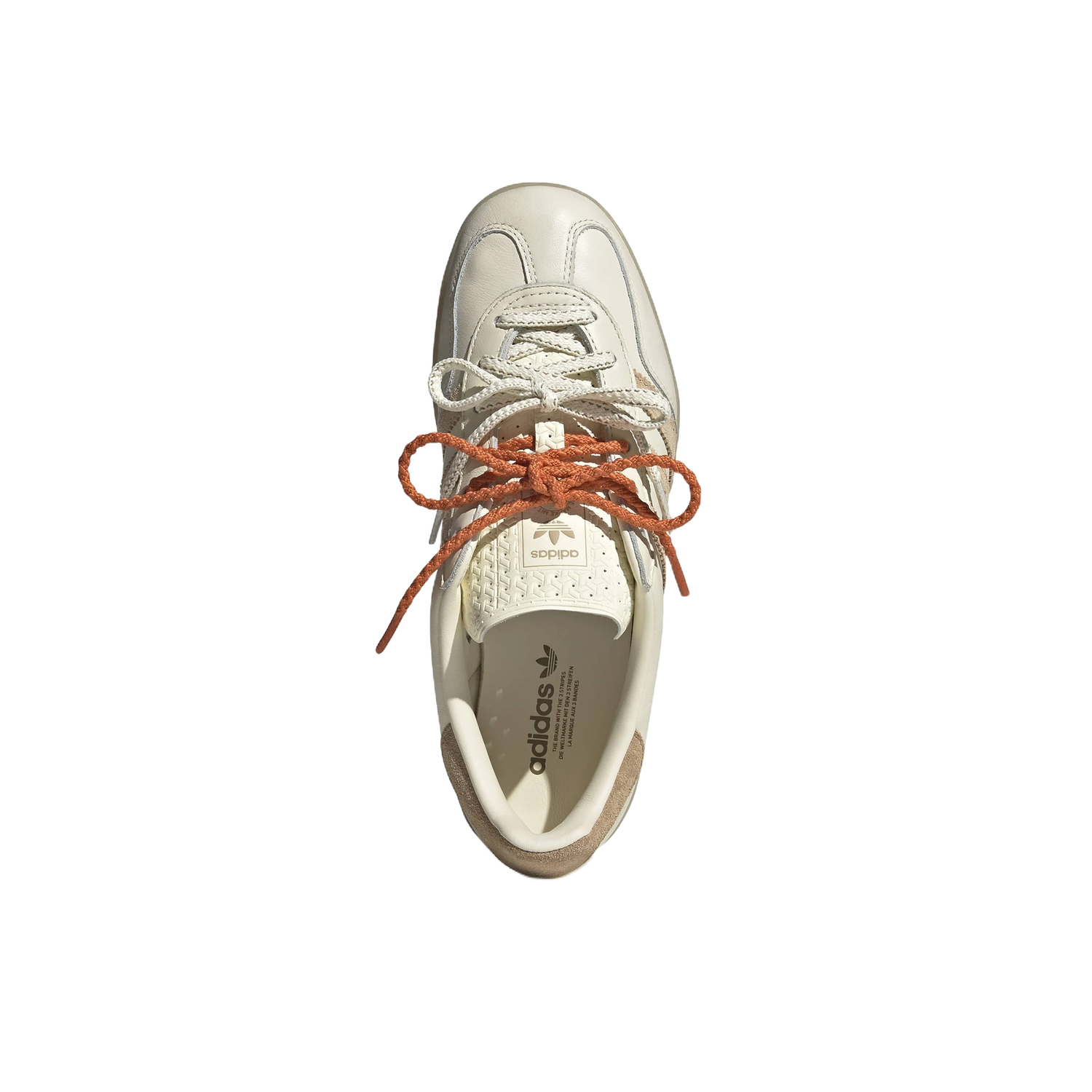 Newcop Adidas Mujer Gazelle Indoor Crew White Magic Beige Zapatillas 5