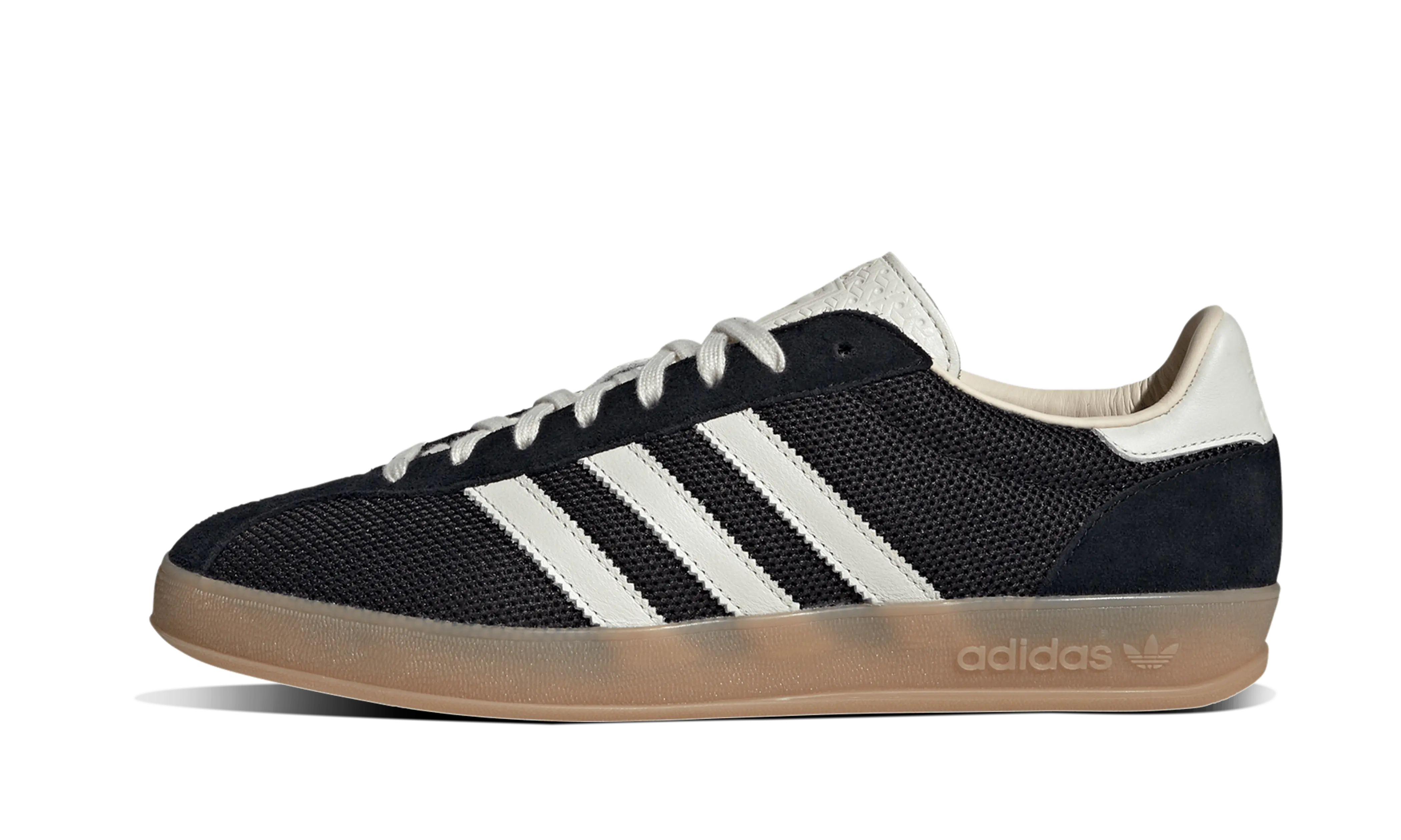 Newcop Adidas Mujer Gazelle Indoor Pro Core Black Off White Warm Sandstone Zapatillas 1