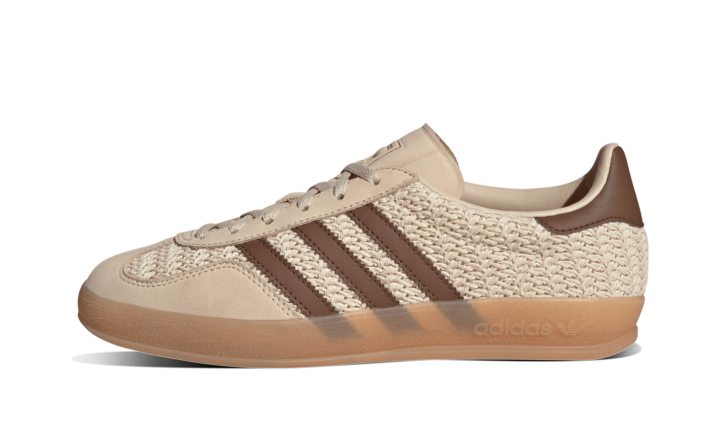 Newcop Adidas Mujer Gazelle Indoor Sand Strata Premium Brown Zapatillas 1