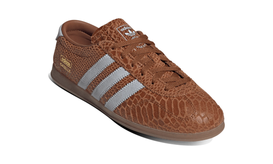 Newcop Adidas Mujer Gazelle Lo Pro Cognac Light Gray Zapatillas 2