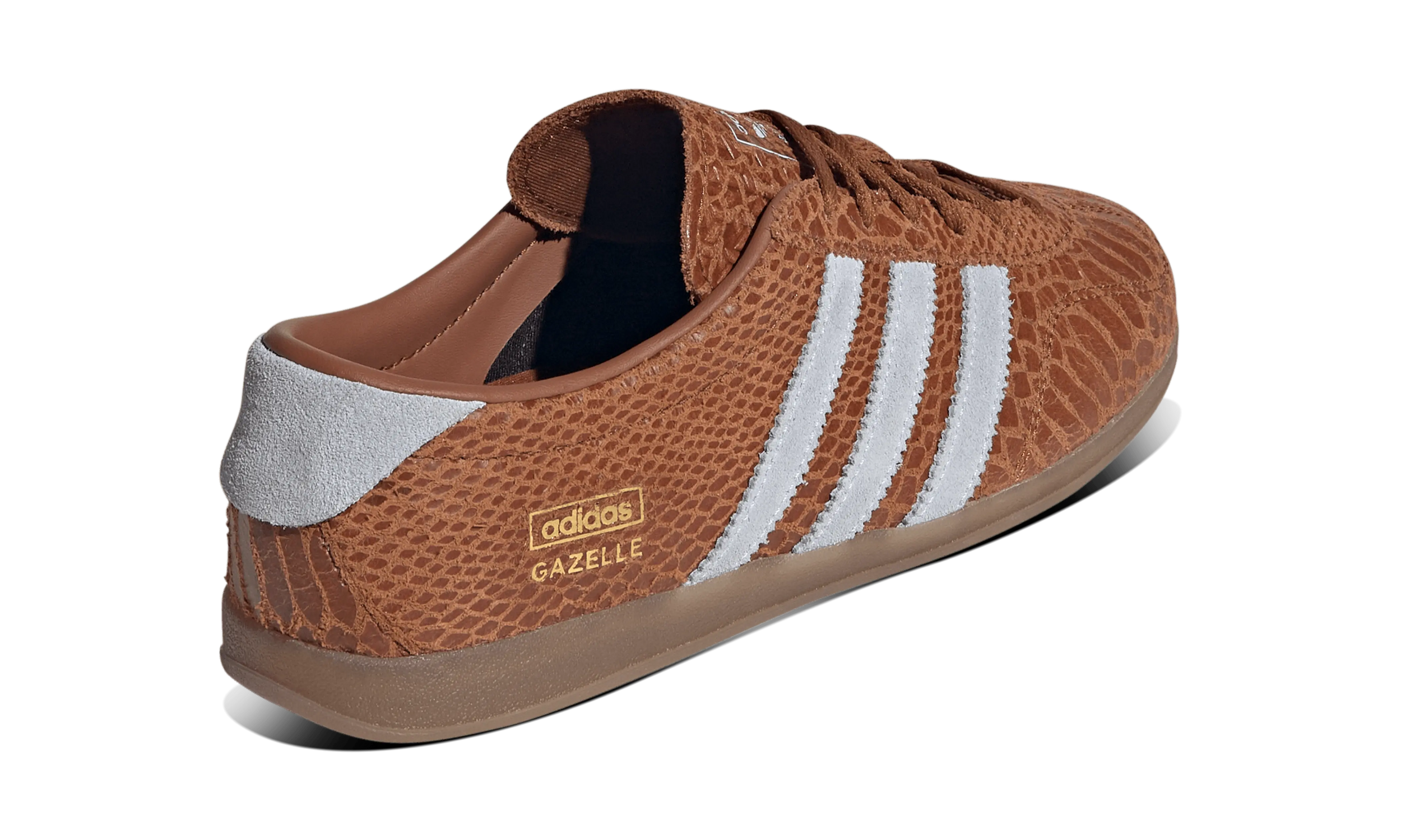 Newcop Adidas Mujer Gazelle Lo Pro Cognac Light Gray Zapatillas 3
