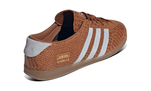 Newcop Adidas Mujer Gazelle Lo Pro Cognac Light Gray Zapatillas 3