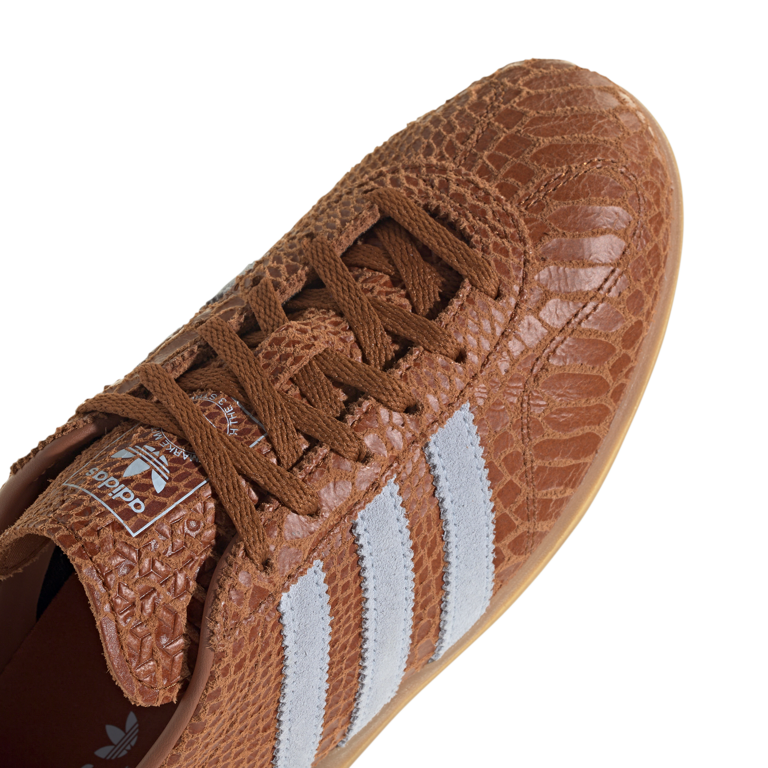 Newcop Adidas Mujer Gazelle Lo Pro Cognac Light Gray Zapatillas 5