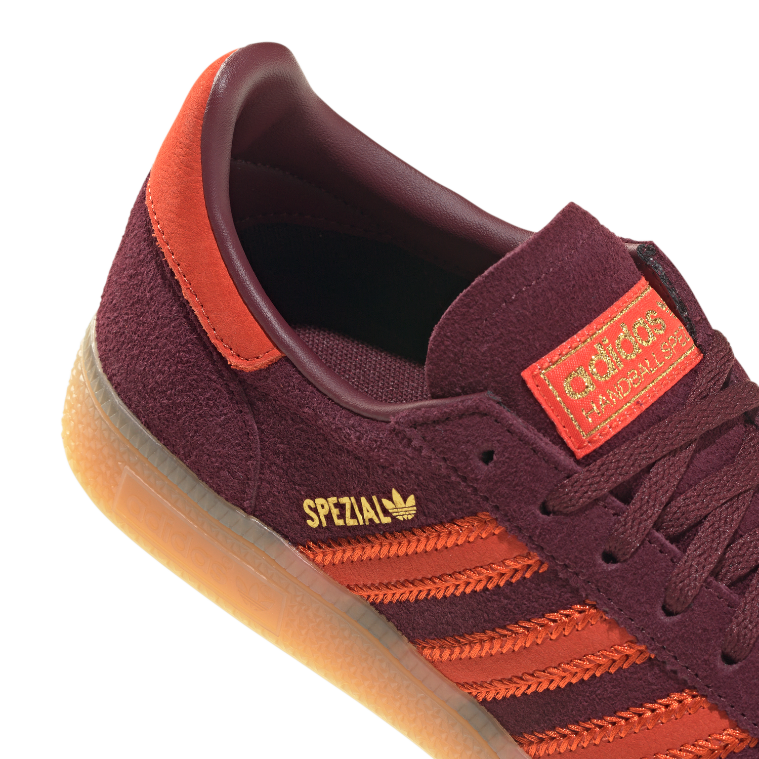 Newcop Adidas Mujer Handball Spezial Maroon Preloved Red Gum Zapatillas 4