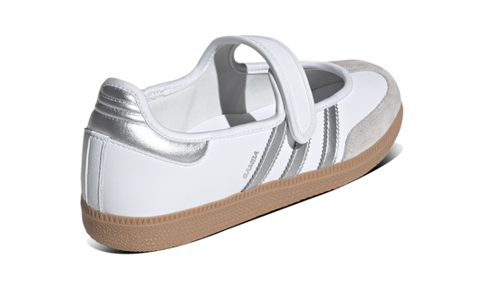 Newcop Adidas Mujer Samba Jane White Silver Metallic Zapatillas 2