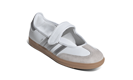 Newcop Adidas Mujer Samba Jane White Silver Metallic Zapatillas 3