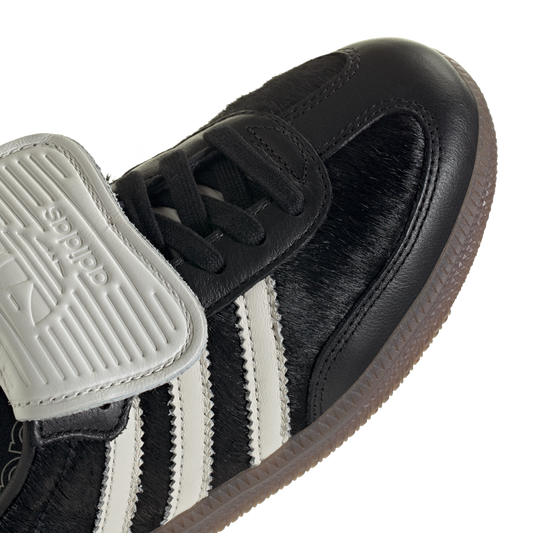Newcop Adidas Mujer Samba Lt Black White Pony Zapatillas 4