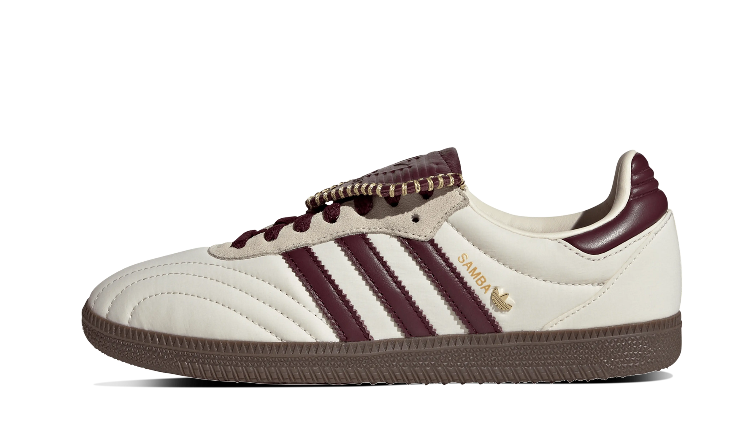 Newcop Adidas Mujer Samba Lt Cream White Maroon Zapatillas 1