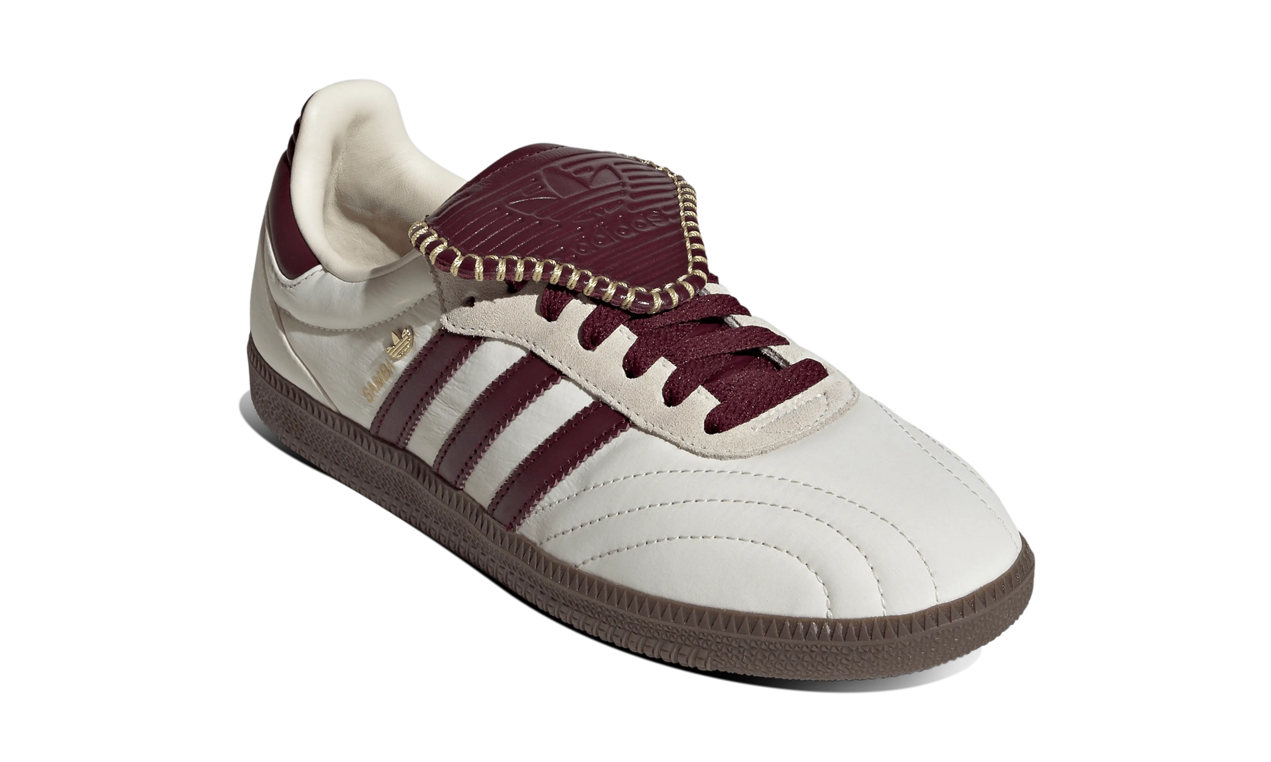Newcop Adidas Mujer Samba Lt Cream White Maroon Zapatillas 2