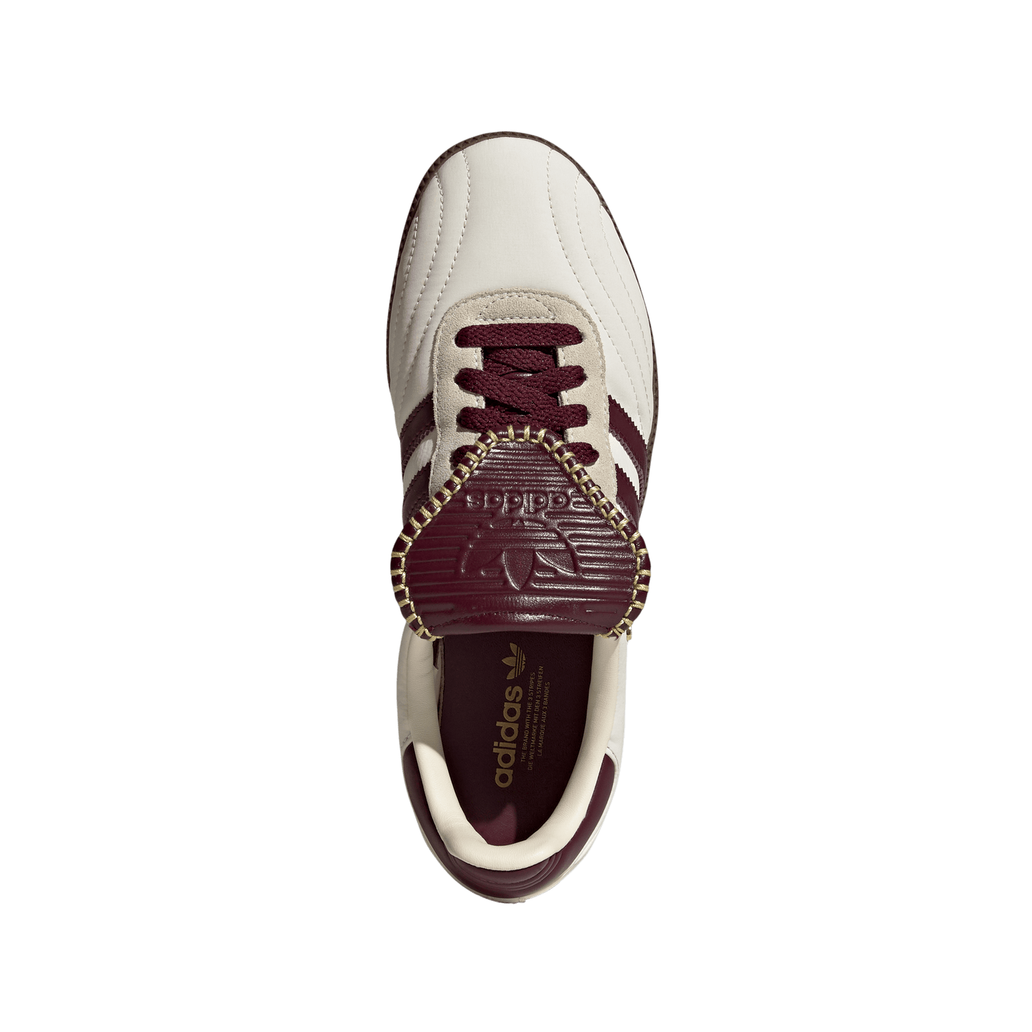 Newcop Adidas Mujer Samba Lt Cream White Maroon Zapatillas 6