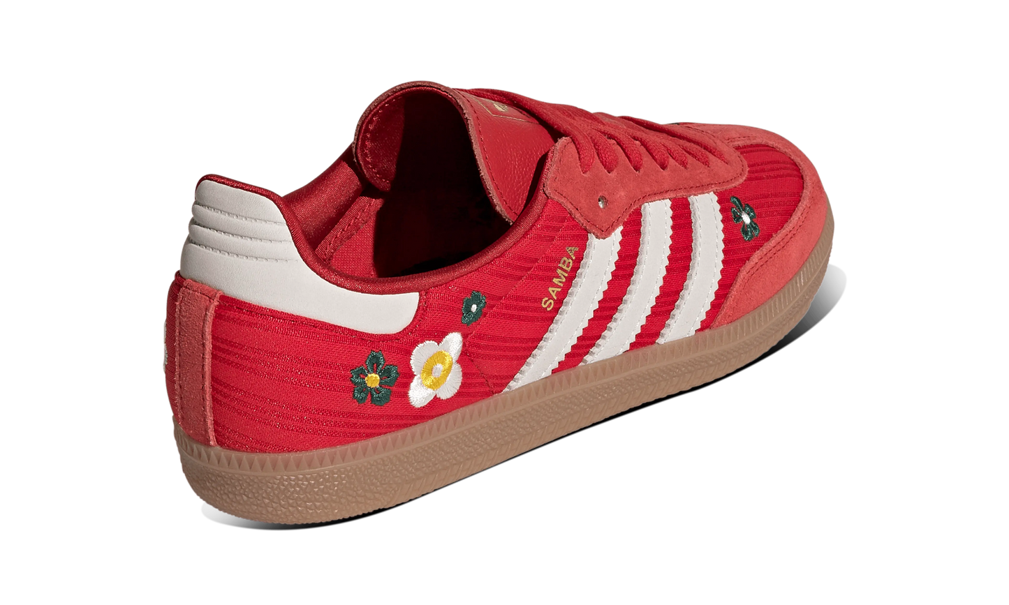 Newcop Adidas Mujer Samba Og Liberty London Red Floral Zapatillas 2