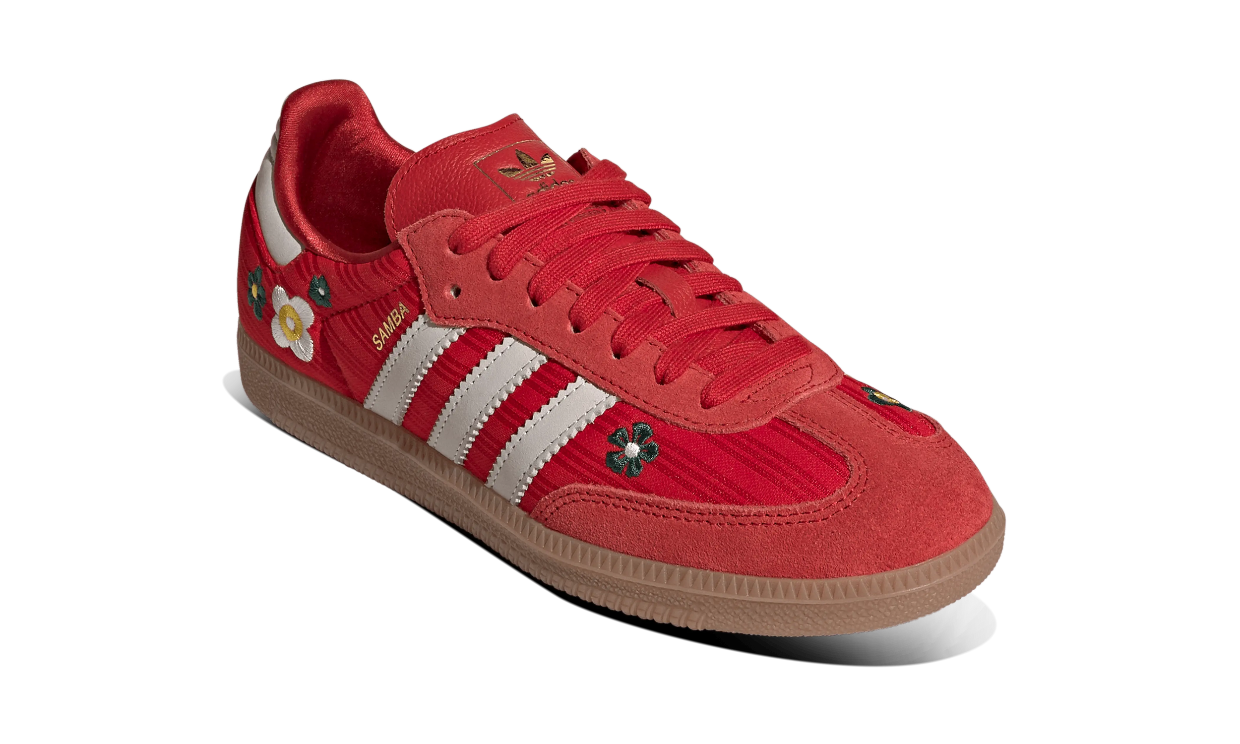 Newcop Adidas Mujer Samba Og Liberty London Red Floral Zapatillas 3