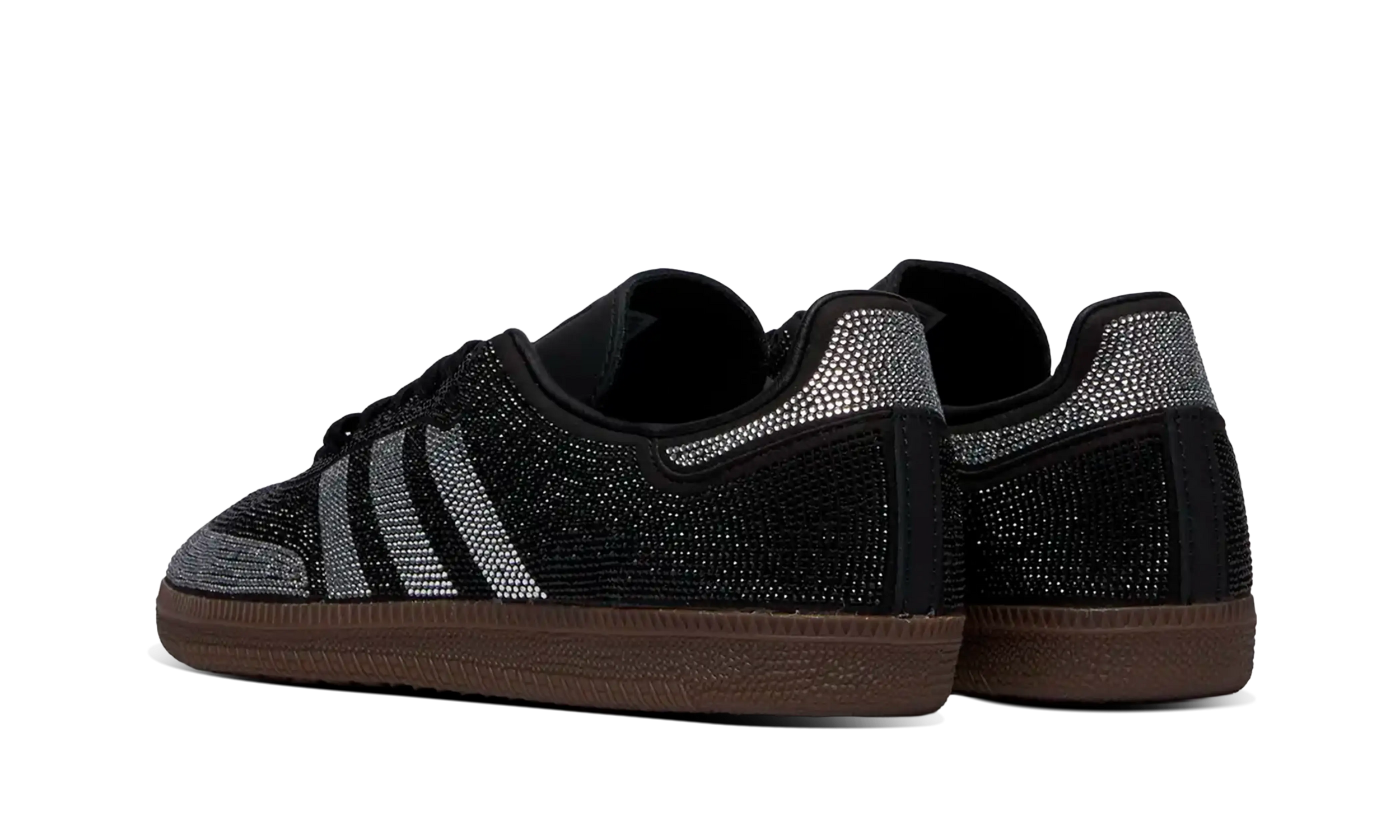 Newcop Adidas Mujer Samba Og Rhinestone Black Silver Zapatillas 2