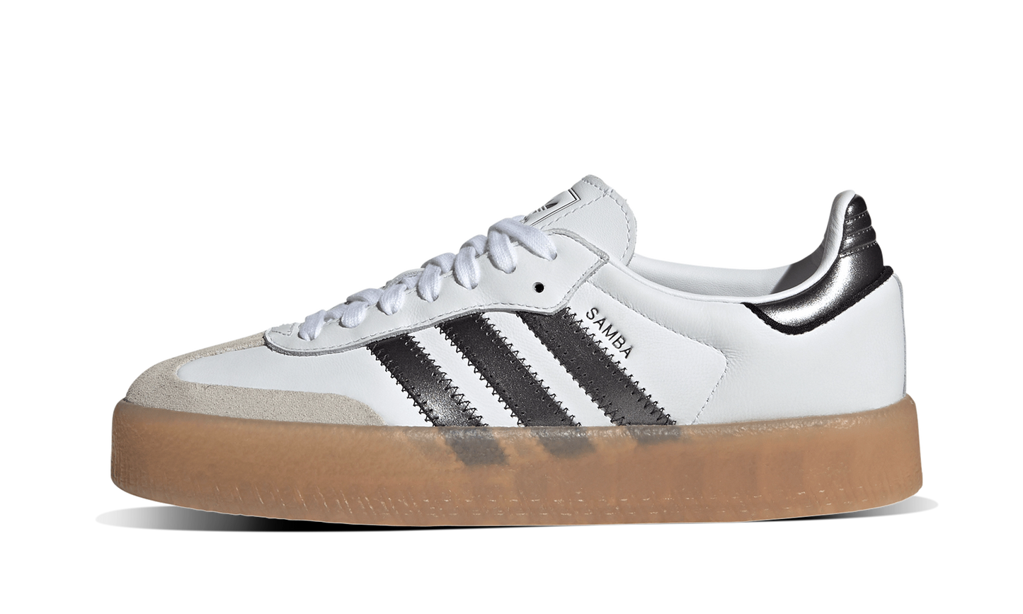 Newcop Adidas Mujer Sambae Cloud White Black Gum Zapatillas 1