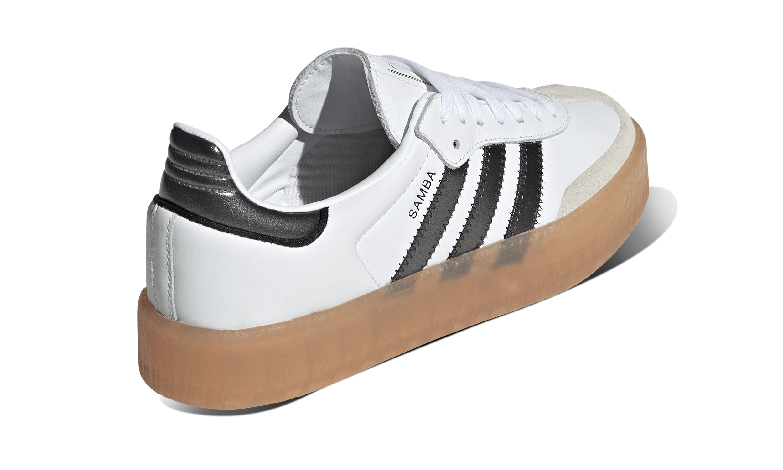 Newcop Adidas Mujer Sambae Cloud White Black Gum Zapatillas 3