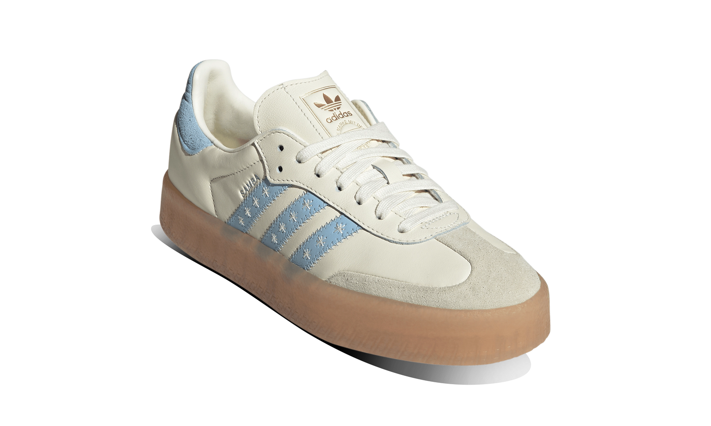 Newcop Adidas Mujer Sambae Crew White Zapatillas 2