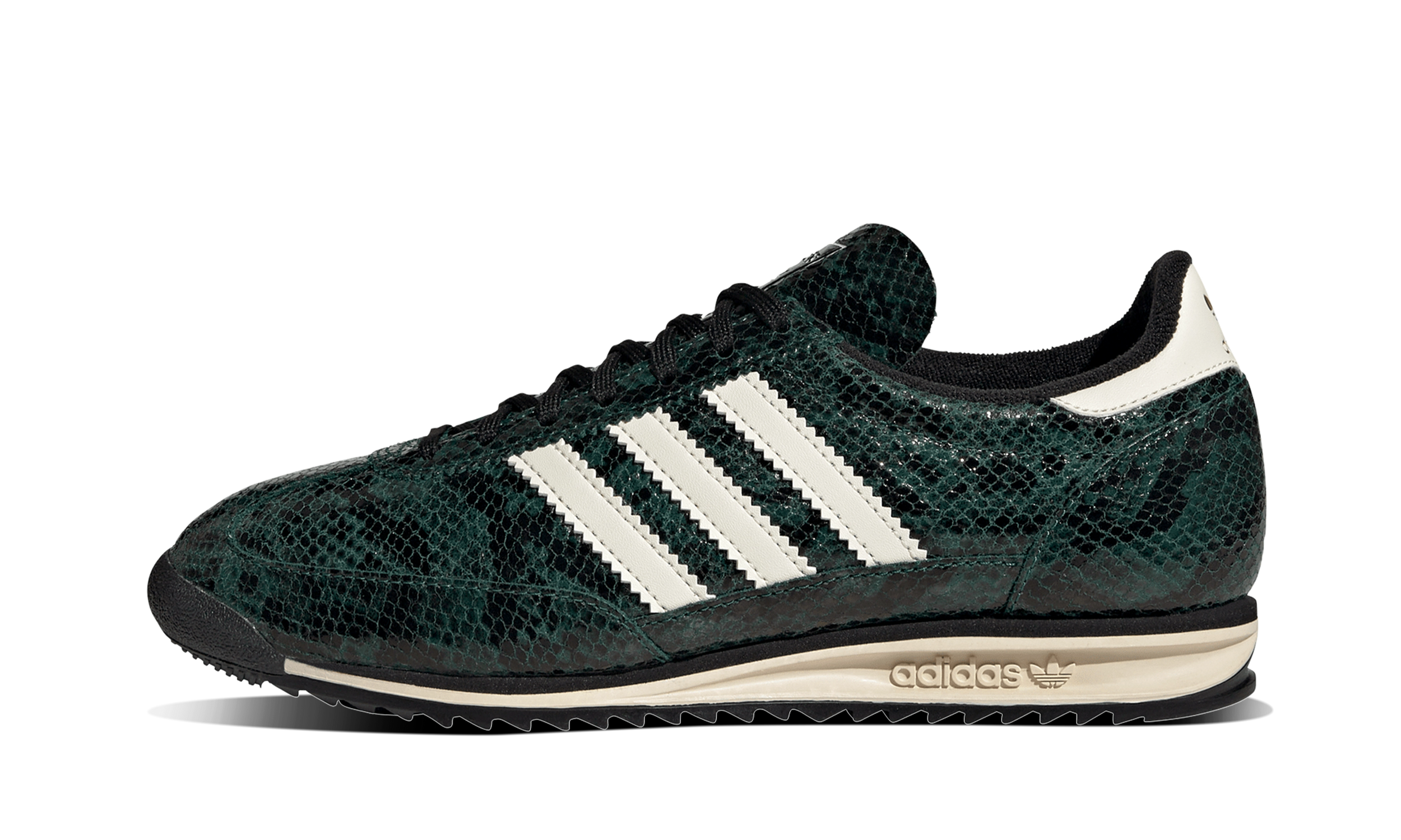 Newcop Adidas Mujer Sl 72 Og Collegiate Green Snakeskin Zapatillas 1
