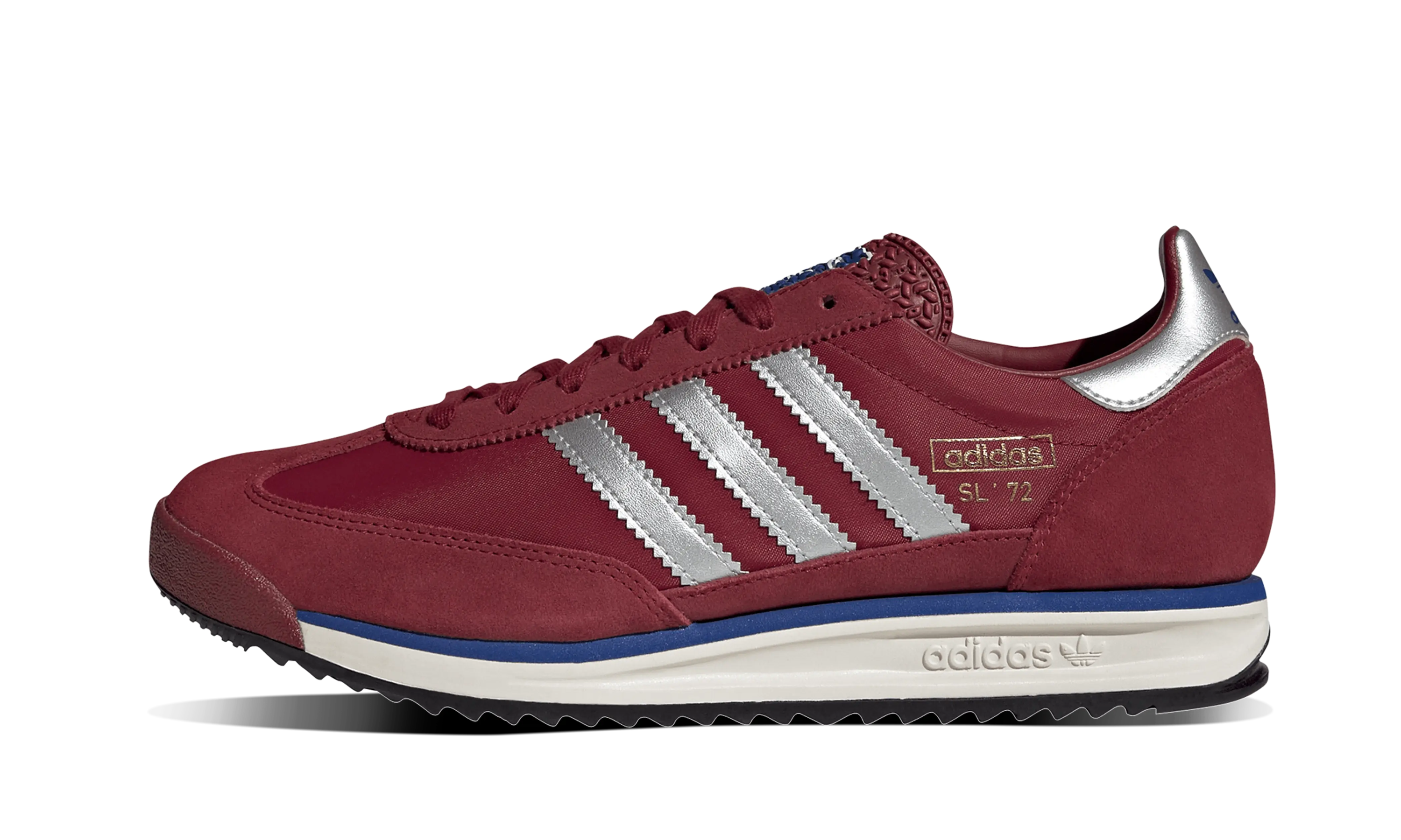 Newcop Adidas Mujer Sl 72 Rs Noble Maroon Silver Metallic Zapatillas 1