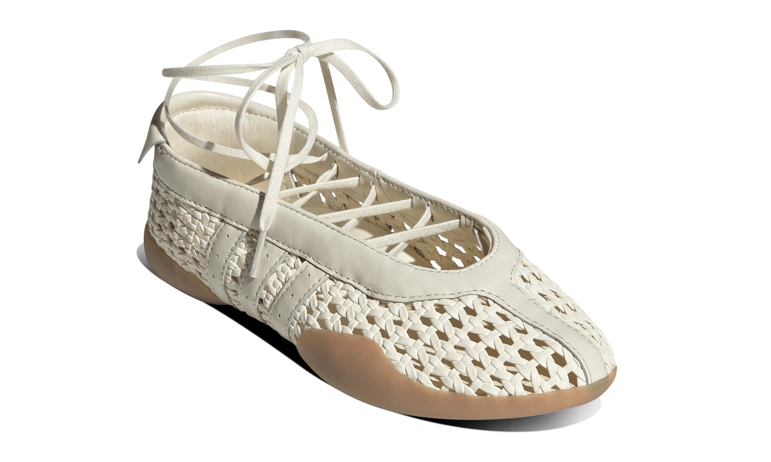 Newcop Adidas Mujer Taekwondo Mei Ballet Basketweave Cream White Zapatillas 2