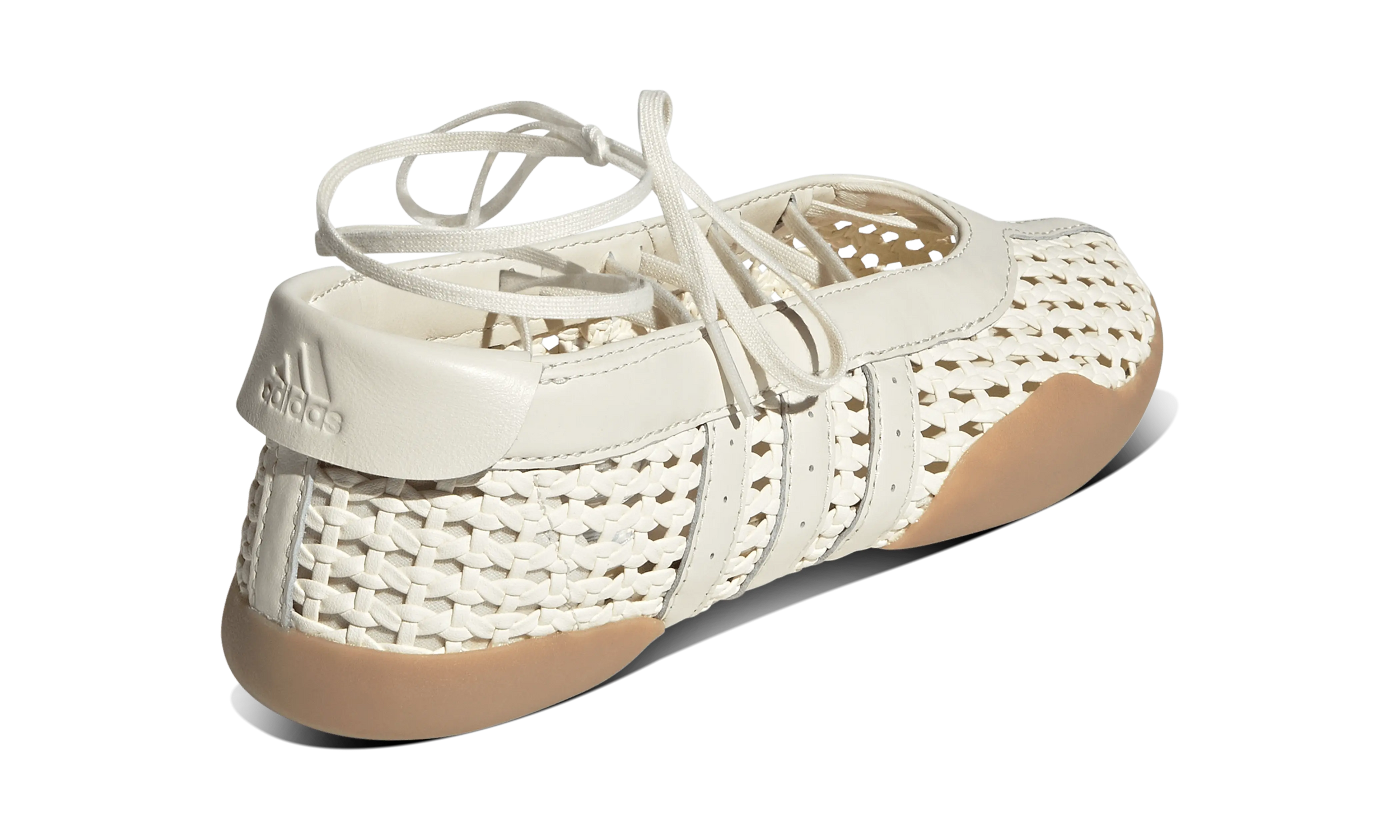 Newcop Adidas Mujer Taekwondo Mei Ballet Basketweave Cream White Zapatillas 3