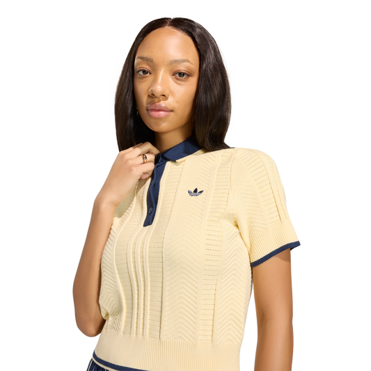 Newcop Adidas Polo Short Sleeve Warm Vanilla Ropa 2