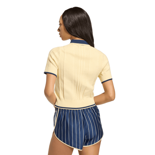 Newcop Adidas Polo Short Sleeve Warm Vanilla Ropa 5