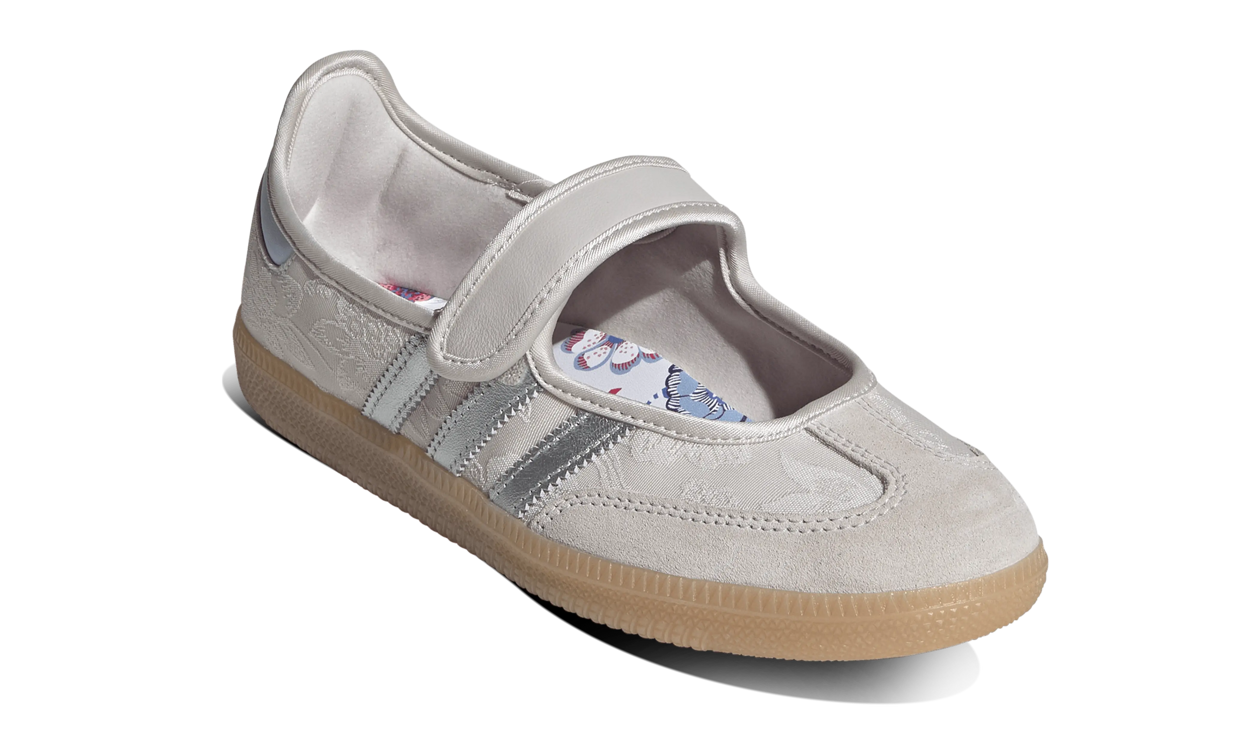 Newcop Adidas Samba Jane Liberty London Chalk Pearl Silver Zapatillas 3