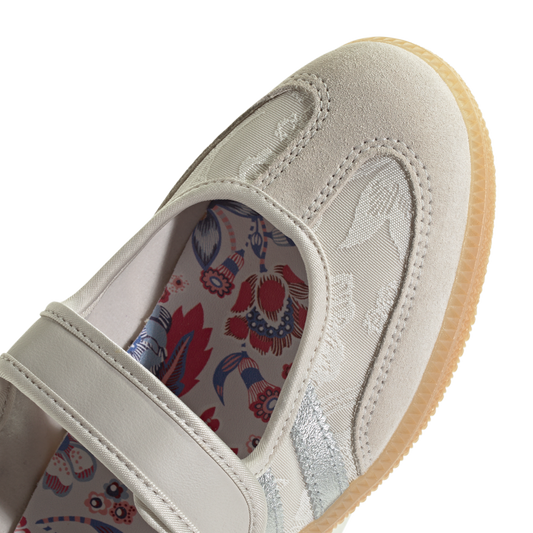 Newcop Adidas Samba Jane Liberty London Chalk Pearl Silver Zapatillas 4