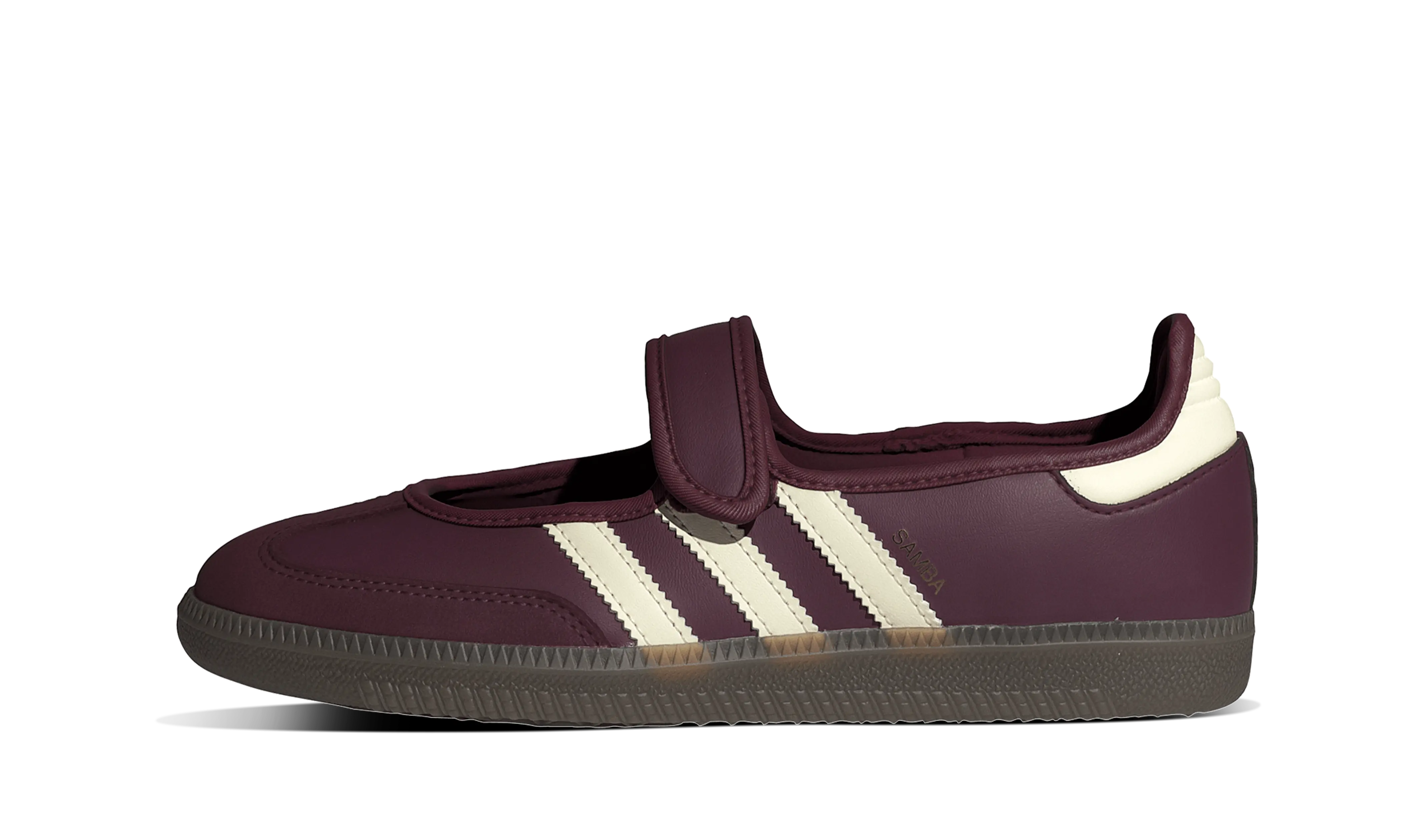 Newcop Adidas Samba Jane Maroon Cream White Zapatillas 1