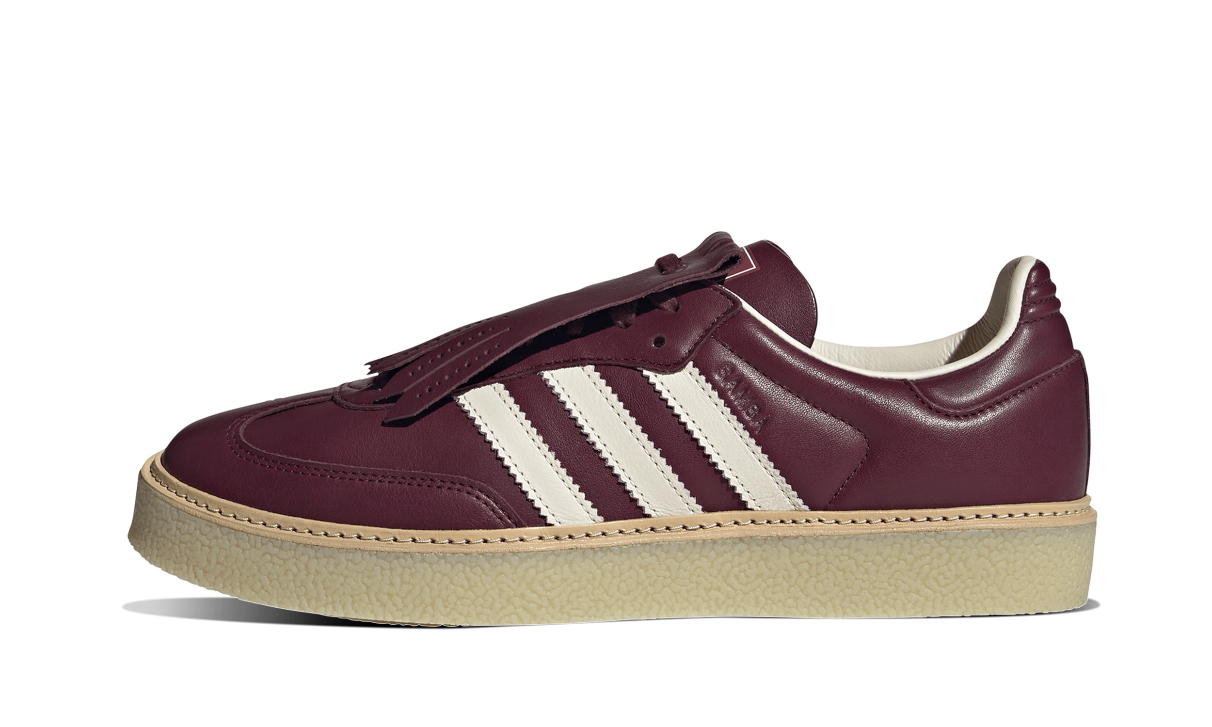 Newcop Adidas Samba Lux Maroon Off White Zapatillas 1