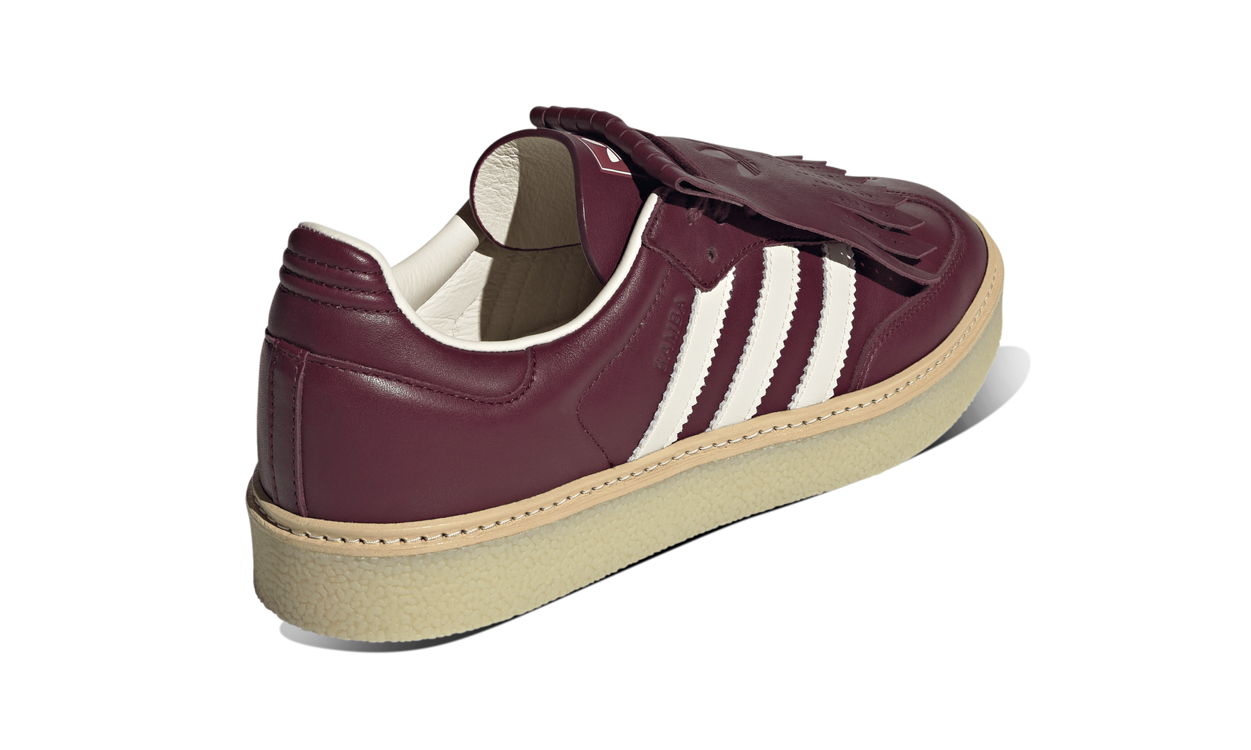 Newcop Adidas Samba Lux Maroon Off White Zapatillas 3