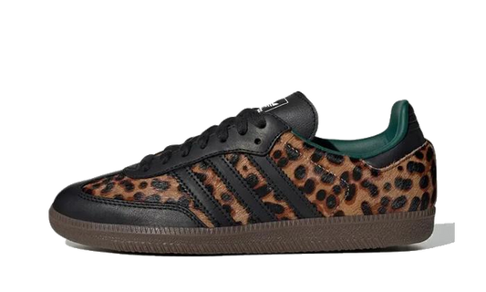 Newcop Adidas Samba Og Black Green Leopard Zapatillas 1