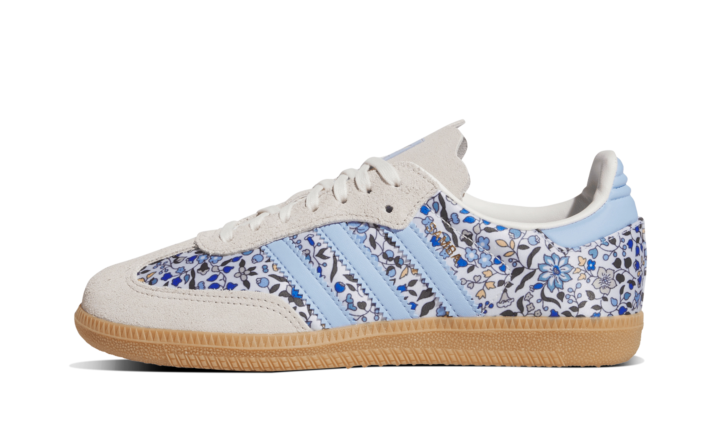 Newcop Adidas Samba Og Liberty London Blue Floral Zapatillas 1