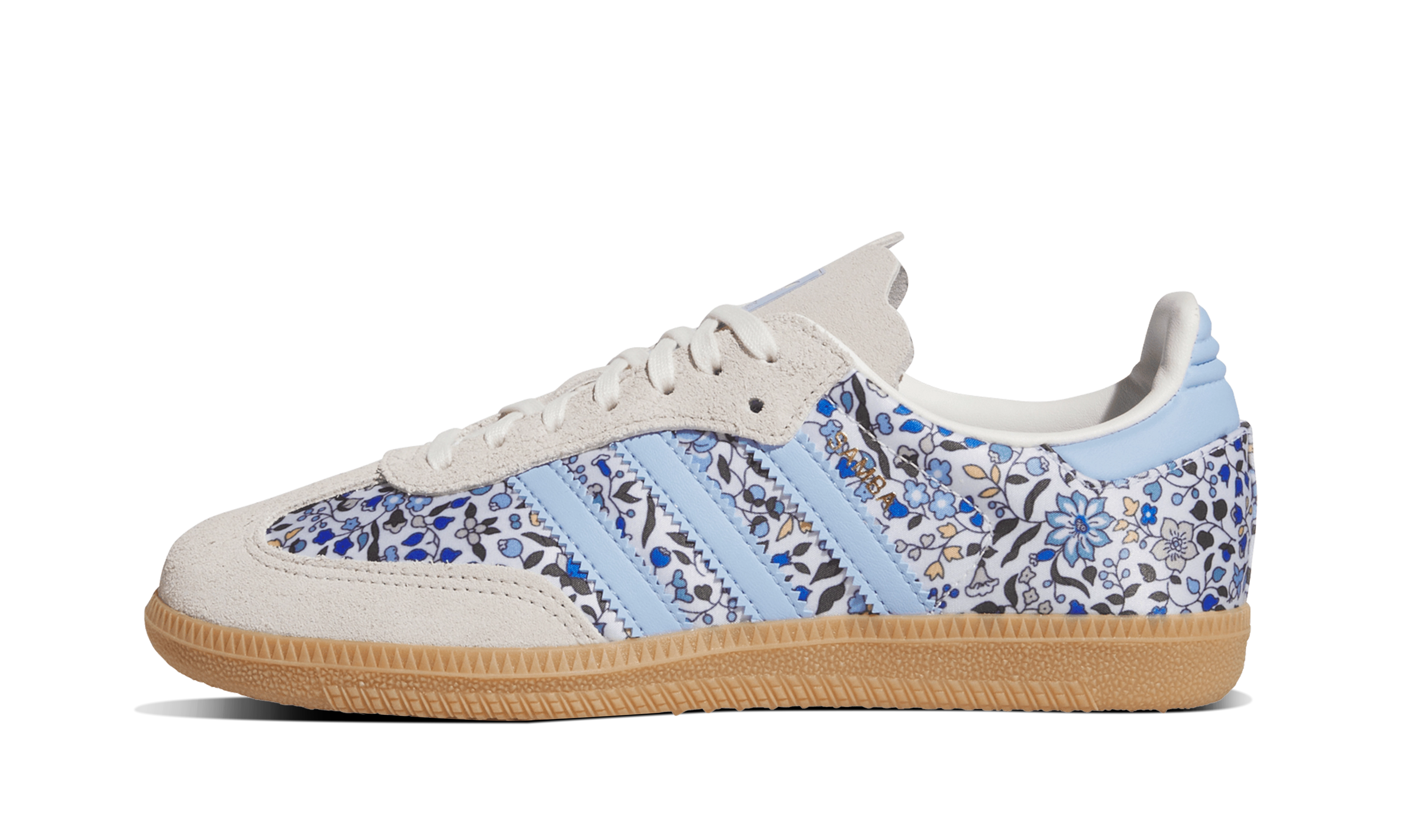 Newcop Adidas Samba Og Liberty London Blue Floral Zapatillas 1