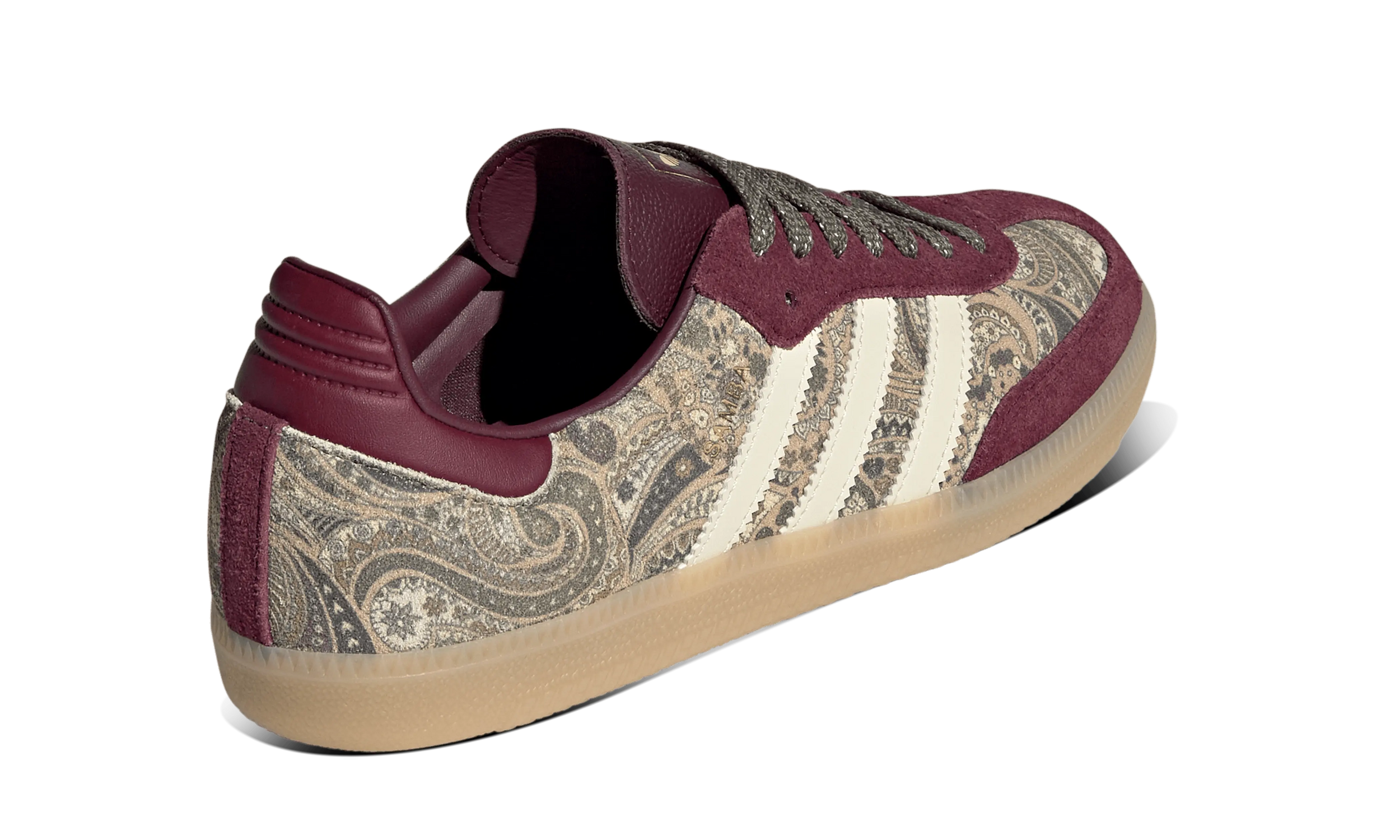 Newcop Adidas Samba Og Liberty London Maroon Warm Vanilla Zapatillas 2