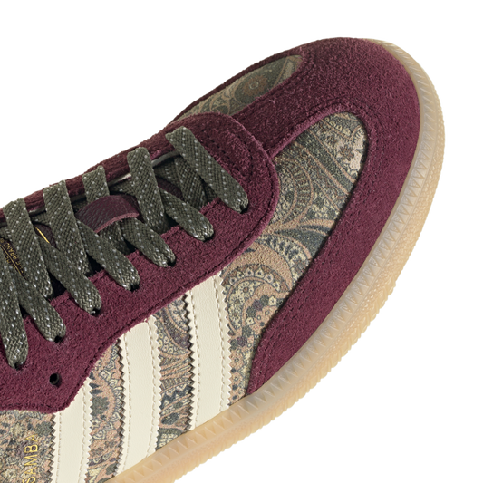 Newcop Adidas Samba Og Liberty London Maroon Warm Vanilla Zapatillas 5