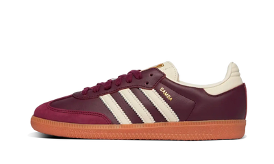 Adidas Samba OG Maroon Gold Metallic