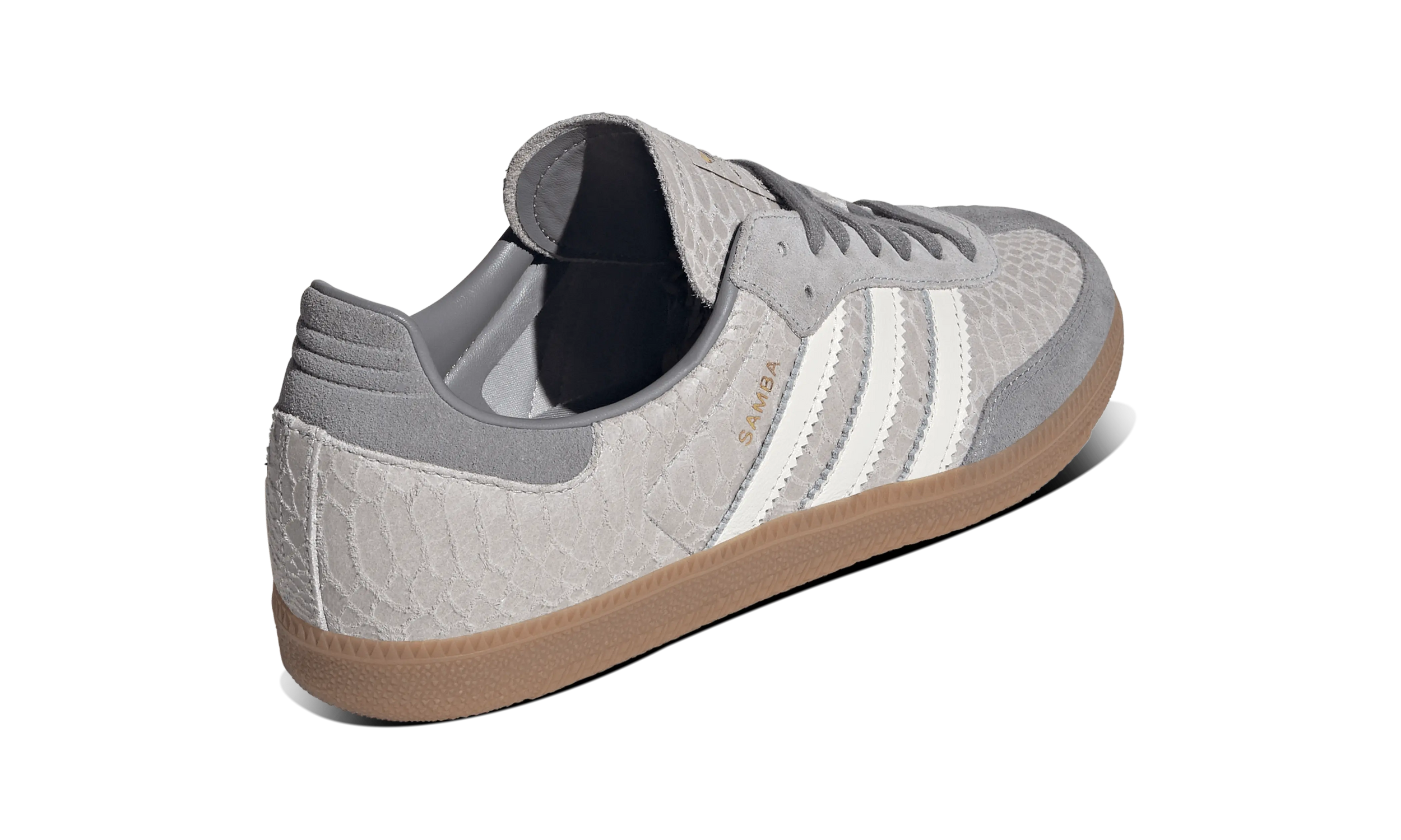 Newcop Adidas Samba Og Snakeskin Grey Two Gum Zapatillas 3