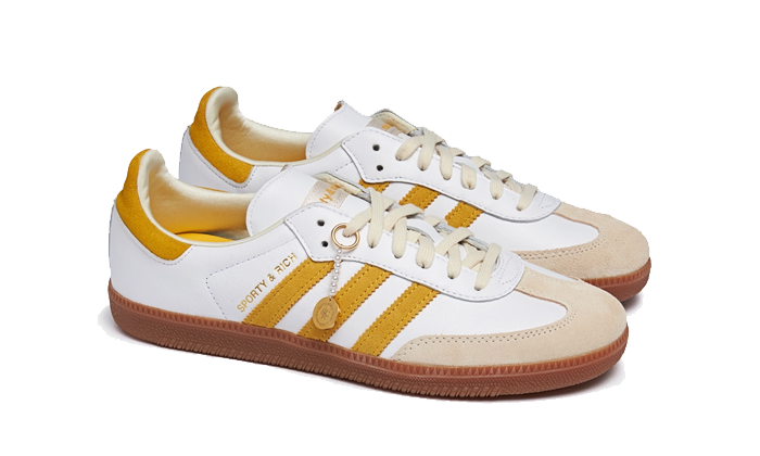 Newcop Adidas Samba Og Sporty & Rich White Bold Gold Zapatillas 2
