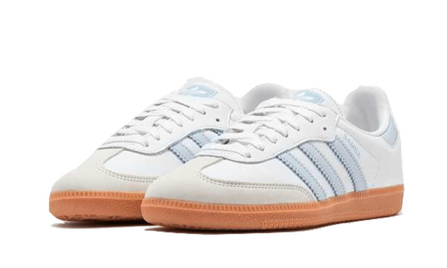 Newcop Adidas Samba Og White Halo Blue Gum Zapatillas 2