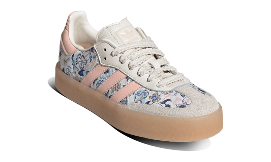 Newcop Adidas Sambae Liberty London Off White Blush Pink Zapatillas 2