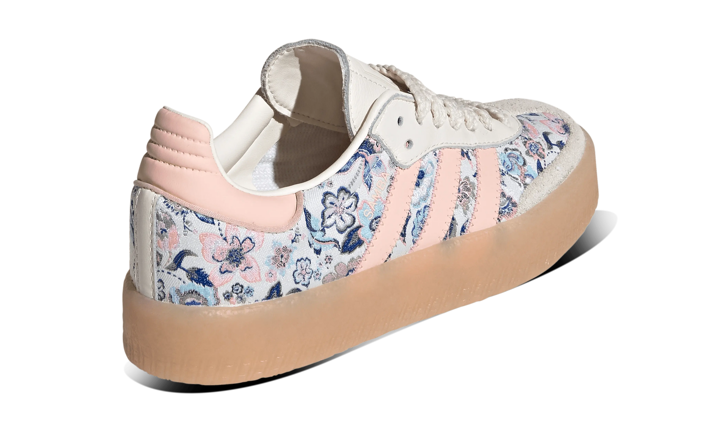 Newcop Adidas Sambae Liberty London Off White Blush Pink Zapatillas 3