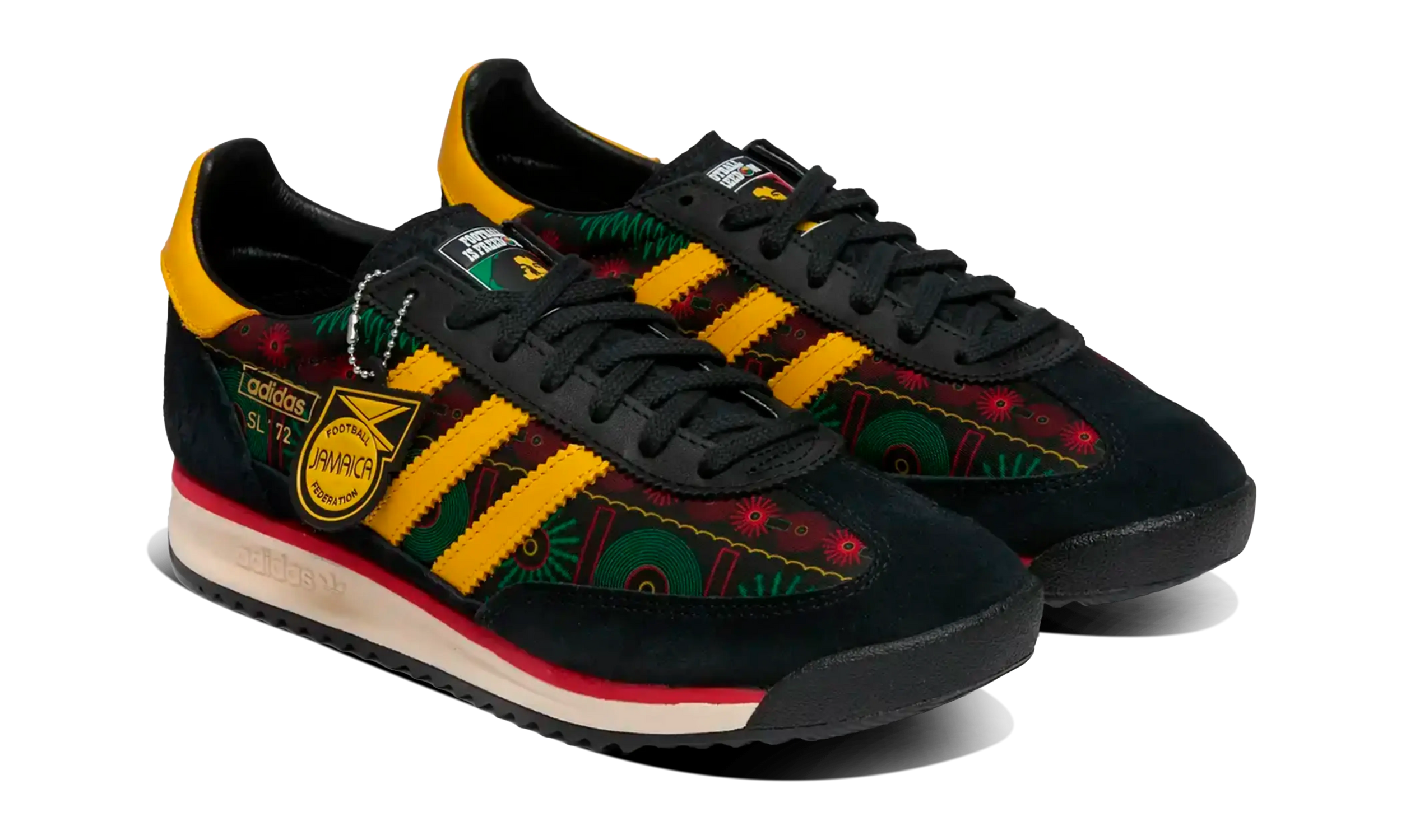 Newcop Adidas Sl 72 Rs Jamaica Football Federation X Bob Marley Black Zapatillas 3