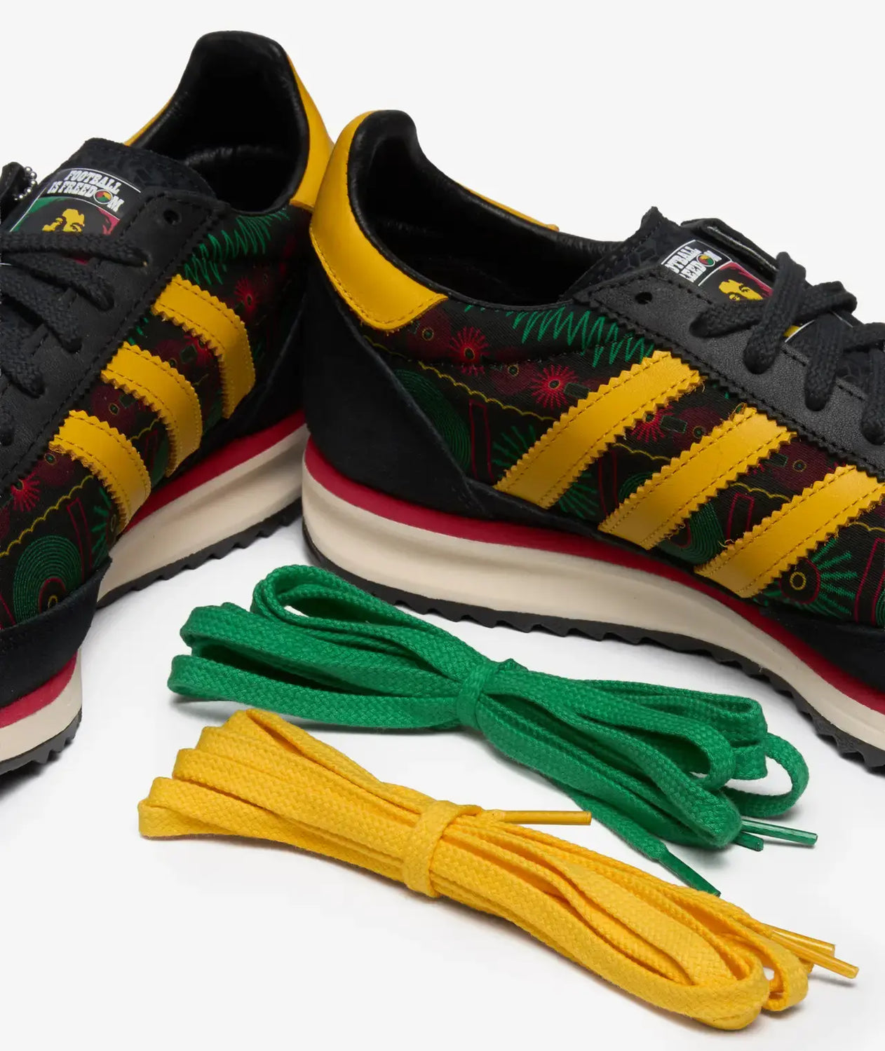 Newcop Adidas Sl 72 Rs Jamaica Football Federation X Bob Marley Black Zapatillas 4