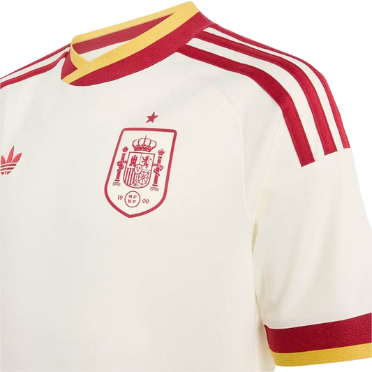 Newcop Adidas Spain 26 Away Jersey Off White Ropa 3